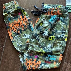 Camouflage Graphic Joggers. Multiple sizes available